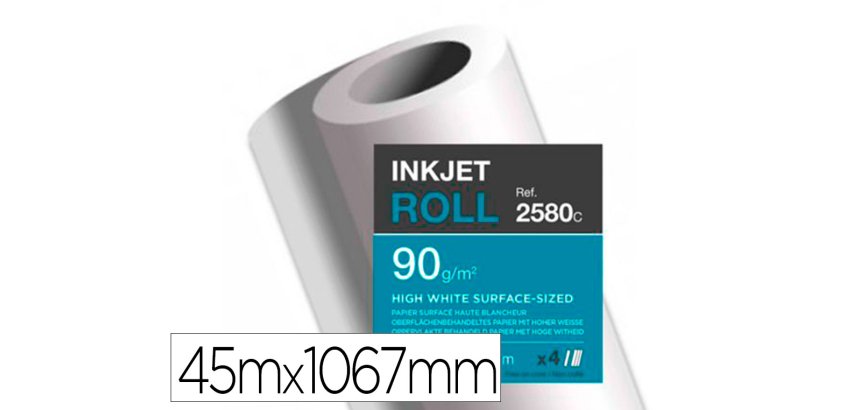 Papier traceur jet d'encre, 1.067 mm x 45 m