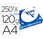 Papier clairefontaine clairalfa multifonction laser couleur haute qualite extra   blanc a4 120g/m2 paquet 250
