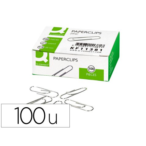 Trombone liderpapel zinc n 4 bout rond 50mm boite 100      unites