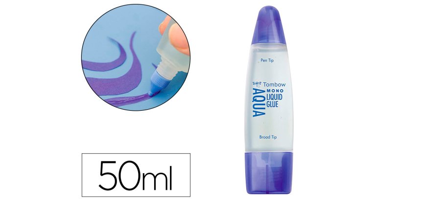 Colle  tombow liquide  mono aqua 50ml  boite de 10 unites