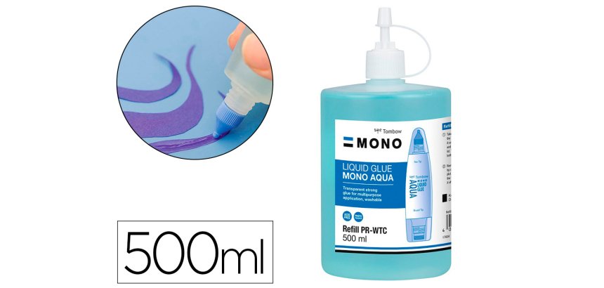 Recharge de colle tombow liquide  aqua 500ml