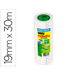 Ruban adhesif uhu rollafix invisible lot de 8 rouleaux   30m x 19mm