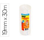 Ruban adhesif uhu rollafix transparent lot de 8 rouleaux 30m x 19mm