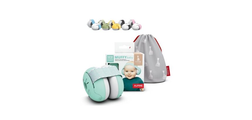 Casque viquel anti-bruit muffy baby sophie la girafe