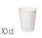 Gobelet en carton coldis biodegradable compostable de  contenance 10cl paquet de 50