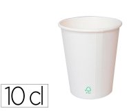 Gobelet en carton coldis biodegradable compostable de  contenance 10cl paquet de 50