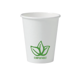 Gobelet en carton coldis biodegradable compostable de  contenance 25cl paquet de 50