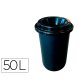 Poubelle donuts coldis 50l avec couvercle grande         ouverture sans contact