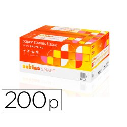 Essuie-mains Satino Smart, PT3 et PT4 240 x 230 mm, blanc