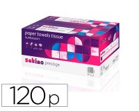 Essuie-mains coldis pure ouate blanche ecolabel 2plis  20,6x32cm  1 paquet de 120    feuilles