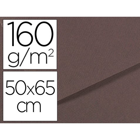 Papier dessin canson feuille mi-teintes n 345 grain gelatine haute teneur coton 160g 50x x65cm unicolore gris ardoise