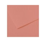 Papier dessin canson feuille mi-teintes n 352 grain gelatine haute teneur coton 160g 50x x65cm unicolore rose fonce