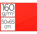 Papier dessin canson feuille mi-teintes n 506 grain gelatine haute teneur coton 160g 50x x65cm unicolore coquelicot