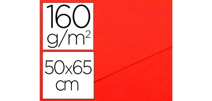 Papier dessin canson feuille mi-teintes n 506 grain gelatine haute teneur coton 160g 50x x65cm unicolore coquelicot