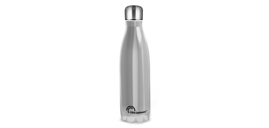 Bouteille isotherme inox brillant double parois        thermique incassable 500 ml