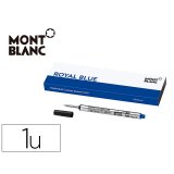Recharge roller carpentras type mont blanc  bleu.        blister de 2