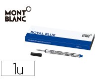 Recharge roller carpentras type mont blanc  bleu.        blister de 2