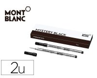 Recharge roller carpentras type mont blanc noir. blister de 2
