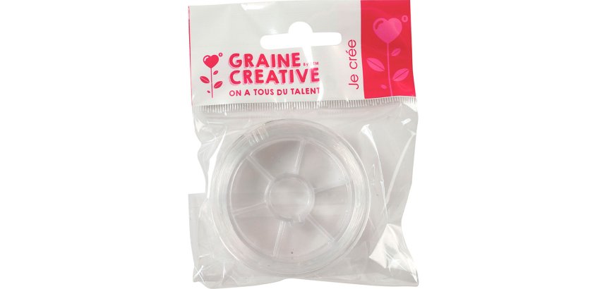 Fil nylon transparent epaisseur 0,50mmx150