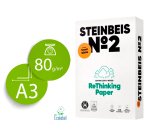 Papier steinbeis recycle multifonction n  2 - 80 gr a3 blanc