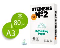 Papier steinbeis recycle multifonction n  2 - 80 gr a3 blanc