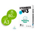 Papier steinbeis recycle multifonction n  3 - 80 gr a3 blanc