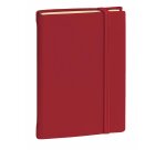 Carnet de note quo vadis 15 lignes silk bordeaux          elastique. 192 pages format   10x15cm
