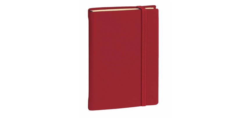 Carnet de note quo vadis 15 lignes silk bordeaux          elastique. 192 pages format   10x15cm