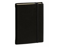 Carnet de note quo vadis 15 lignes silk noir elastique    192 pages format 10x15cm