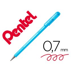 Stylo-bille pentel superb antibacterial coloris rouge