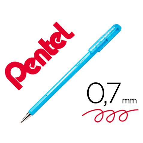 Stylo-bille pentel superb antibacterial coloris rouge