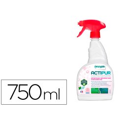 Detartrant desinfectant enzymatique actipur sanitairesecocert parfum mentholee      pulverisateur 750ml