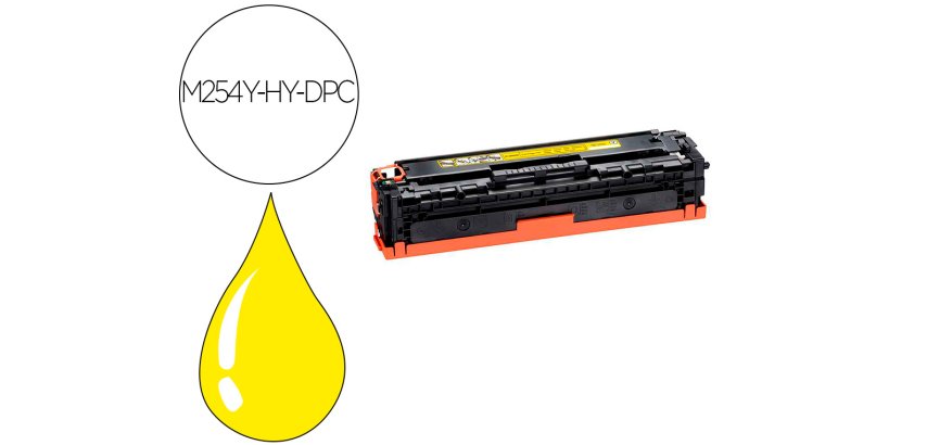Toner laser original hp jaune
