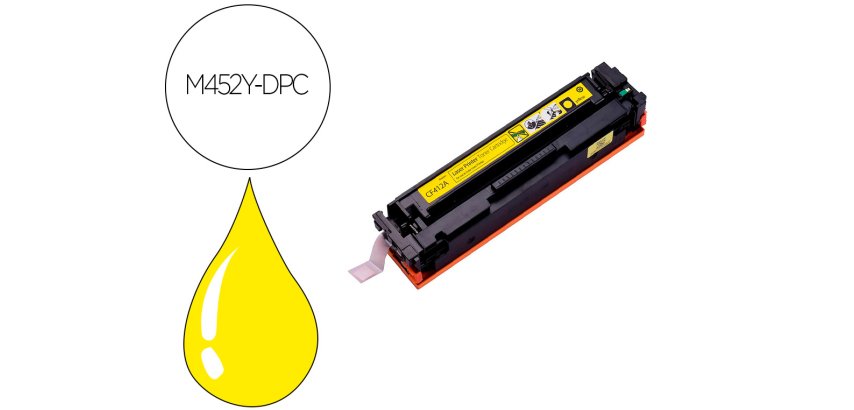 Toner laser original hp jaune