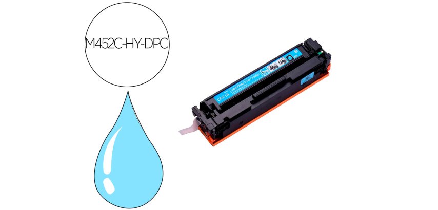 Toner laser original hp cyan