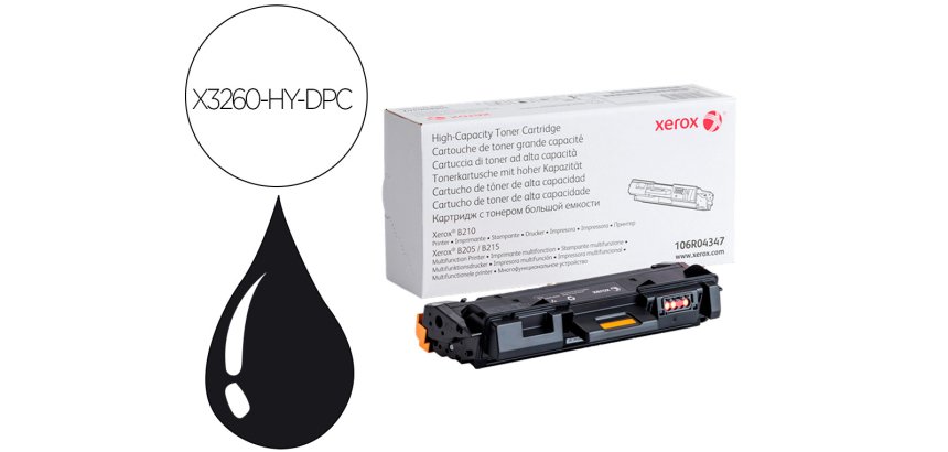 Toner laser original xerox 3260
