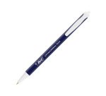 Stylo-bille bic 2 en 1 retractable antimicrobien     pointe moyenne bleu