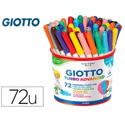 Feutre coloriage giotto turbo advanced pot de 72