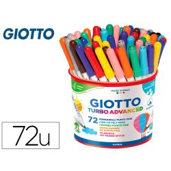 Feutre coloriage giotto turbo advanced pot de 72