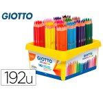 Crayon couleur giotto stilnovo schoolpack de 192    assortis