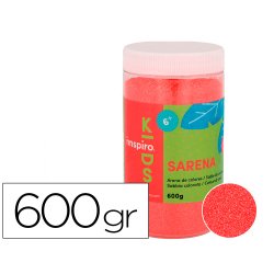Sable de couleurs rouge 600 gr