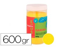 Sable de couleurs jaune 600 gr