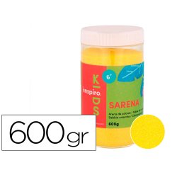 Sable de couleurs jaune 600 gr