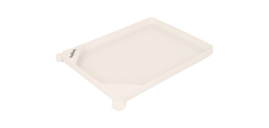 Plateau de collecte avec deux entonnoirs 16 x 23 cm