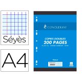 Copies doubles conquerant 7 perforees 210x297 film 200p   90g seyes recycle