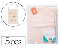 Coupon coton sodertex 21 x 29,7 cm 100g/m  - 5 pcs - 1   coloris