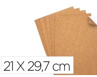 Coupons sodertex feuilles de cuir vegetal - 21 x 29,7 cm - 5 pcs - 1 coloris