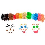 Pack emotions mousse eva sodertex adh sive - 500 pcs - tailles et coloris assortis