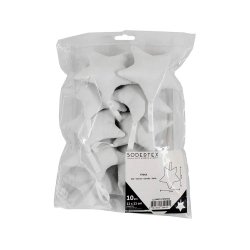 Pack etoiles sodertex coton avec accroche   customiser -  10 pcs -11 cm - 1 coloris