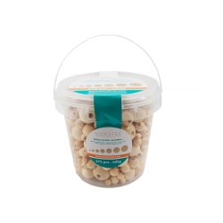 Pack de perles sodertex en bois naturea - 7 tailles -    575 pcs - 580g - 1 coloris